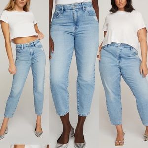Good American Good Mom Jeans Blue636